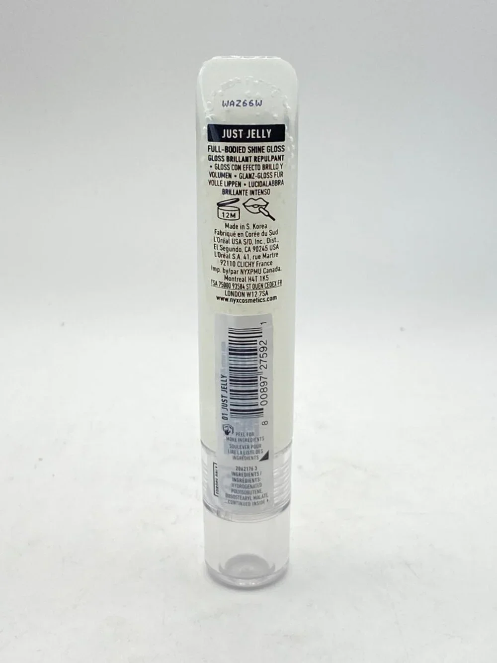 NYX Professional Makeup Jelly Job Full-Bodied Shine Lip Gloss - 01 Just Jelly